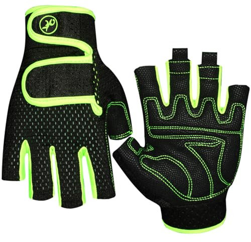 dijiusidy Junior Segelhandschuhe, passend für Junge Wassersportler, Polyester, verdickte Kajakpaddelhandschuhe, Segelhandschuhe Junior, XXL