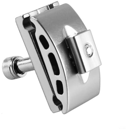 Nexbrill Abrazadera de tija de sillín MTB de aleación de aluminio para reparación de tubos de asiento de bicicleta de montaña, accesorio de repuesto de cabeza de perno único, 5,5 x 3,1 cm (negro)