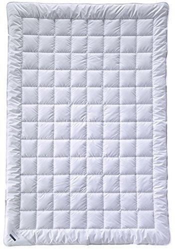 Billerbeck Bettdecke Super Wash – ca. 135 x 200 cm – leichte Sommerdecke – MAGICfill® 95 – Hohlfaser – mit Wash-Egg
