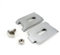 MSP Decoline GmbH Zaunmontage Metall Sign Halter, Befestigungsklammer, Silber, 70 x 40 mm, 32 mm Tiefe, Pulverbeschichtet