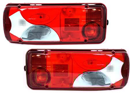 Sertplas 2x 12V 24V Rücklicht Rückleuchte Heckleuchte LKW PKW Pritsche Anhänger Sattelschlepper Fahrgestell