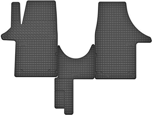 Gummimatten Gummi Fußmatten Satz für VW Volkswagen Transporter T5 (2003-2015) / T6 (ab 2015) - Passgenau