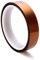 Youmile 5 Größe 5mm 10mm 20mm 30mm 50mm 30m / 100ft BGA Hochtemperatur-Film Hitzebeständiges Polyimid-Kapton-Band Gold, das klebrig ist