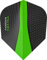 Harrows Retina Dart Flights, 10 Sets (30 Stück) 100 Micron, extra Stark sehr Robust Standart Form (Grün)