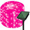 Guirlandes Solaires Extérieures, 30M 300 LED Lumières Imperméables de Jardin de Tube de fil de Cuivre, Lumières Extérieures de Corde (Rose)