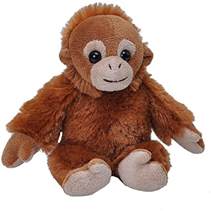 Wild Republic Kuscheltier Orang-Utan 13 cm Plüsch braun