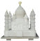 2 inch Taj Mahal Tajmahal Marble Replica Model India Agra Souvenir Collection - Handmade Taj Mahal for Home Decor Gift India Agra Miniature Building and Architecture Model Set (2 inch)