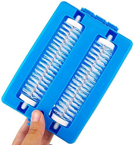 Hidyliu Easy Sweep Kompakter Teppich- und Bodenkehrer, handlicher Teppich-Tischkehrer, Krümelbürstenreiniger, Sammlerrollen-Werkzeug
