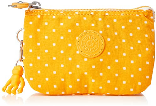 Kipling Creativity S, Pochettes/étuis Femme, Jaune à Pois Doux, Taille Unique