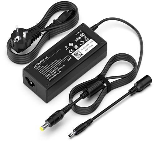 65W Chargeur pour Acer Aspire 3 5 E15 E17 E5 E3 ES1 ES15 V3 V5 F5 R3 R7 S3 A315 A515 A314 A315-51 A315-21 A315-31 A314-31A515-51 E5-573 E5-575 5250 7250 19V 3,42A Alimentation Adaptateur (5.5 X 1.7mm)