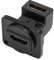 QIANRENON 90 Degree and 270 Degree HDMI Panel Mount Adapter Female to Female Right Angle Connector Converter for Wall-mounted TV Projector Glod Plated Support 3D&4K