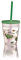 Snips | Bicchiere con cannuccia e coperchio con decoro dinosauro | 385 ml | BPA Free | Made in Italy