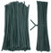Trimming Shop 200pcs Plastic Twist Ties 15cm/6 Inch Flexible Garden Plant Ties, Plastic Coated Support Wire Reusable Multi-Functional Garden Ties for Plant Support Tree Shrub, Hunter Green