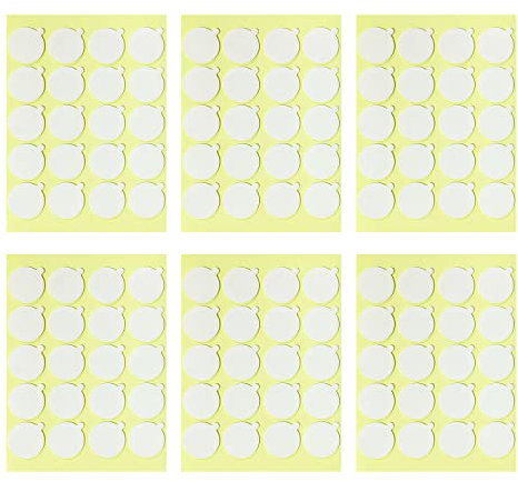 ALLY-MAGIC 120pcs Candle Wick Stickers with Little Tail, Heat Resistant, Double-Sided, Suitable for DIY Candle Making