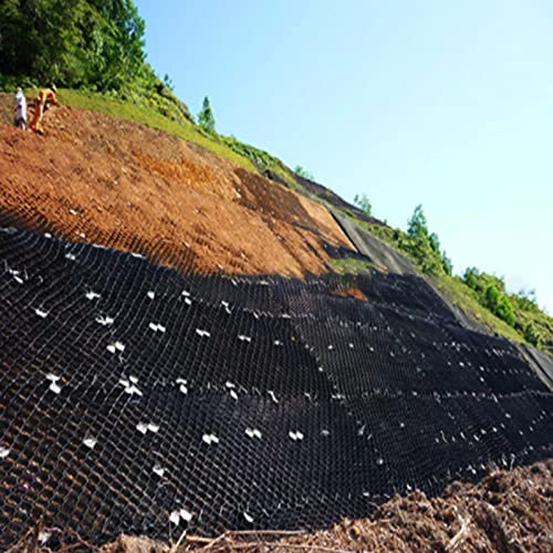 Stabilisateur de Gravier Géogrille De Renforcement Du Sol, Grille De Sol Perméable Et Évolutive, Stabilisateur De Sol En Maille De Pavage Pour Le Sentier De Back Hill, Zone D'argile Humide ( Color : W