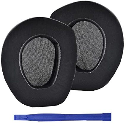 Adhiper RS ​​175 Ohrpolster kompatibel mit Sennheiser HDR 165 HDR175 HDR185 HDR195 RS165 RS175 RS185 RS195 Kopfhörer mit Eisgel-Material und Memory-Schaum-Ohrpolstern (aufsteckbar/schwarz)