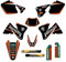 ENARUI Dekor Aufkleber Decals Graphics Kompatibel mit KTM 250 450 350 200 400 125 300 150 500 525 EXC 2001 2002