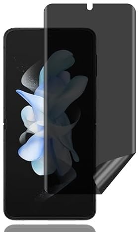 Privacy Screen Protector for Samsung Galaxy Z Flip 4, Anti Spy Screen Protector, Anti Scratch, Anti Fingerprint, Full Coverage Soft TPU Film Bubble-Free Anti-spy Protective Film for Galaxy Z Flip 4 5G