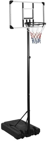 GuyAna Basketballständer Transparent 235-305 cm Polycarbonat Basketballkorb Outdoor