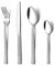 Onader 32 Piece Cutlery Set, Stainless Steel Flatware Tableware Sets for 8 People, Hammered Silverware Includes Knife Fork Spoon for Home Hotel Restaurant, Mirror Finished & Dishwasher Safe
