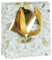 Clairefontaine 212892Cpack - Packung 5 Geschenktasche - Tüte , Format S (12x4,5x13,5cm), Kollektion Weihnachten Wald, 170g, Grün - Gold - Sternen, Geeignet für Parfum und kleine Geschenke, 1 Pack