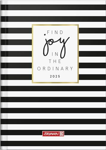 BRUNNEN Buchkalender Mod. 796 2025 „Stripes“ | A5, Papier
