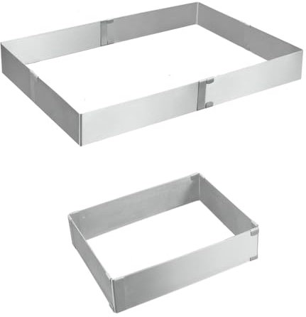 Metaltex 257717000 Kuchenrahmen, Edelstahl