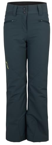 Ziener Kinder Alin Ski-Hose/Schnee-Hose | atmungsaktiv, wasserdicht, PFC frei, Dark Jungle, 164