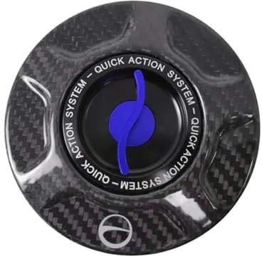 Für BMW S1000RR 2010-2021 S1000 RR HP4 Motorrad Carbon Faser Tank Tankdeckel(Blue)