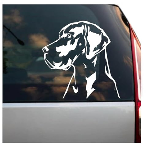 Aufkleber Deutsche Dogge 19x15,5cm (ohne text)