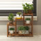 SEVSO Tiered Pflanzenständer Halter Indoor Outdoor Garden |Blumentreppe Pflanzentreppe Pflanzenregal Blumenregal Blumenbank Aussen Draußen Leiterregal Für Innen Außen Dekoratives Fensterbank, Klein