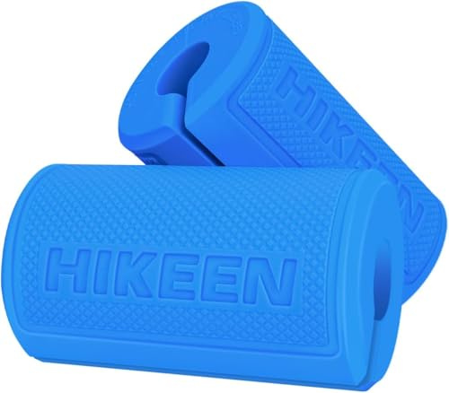 BOOSTEADY Hantelgriffe Silikon Grips 2 Stücke Bar Grips Thick Bar Grips für Bizeps Trizeps und Unterarm Hantelgriffe für Armtraining