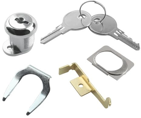 VIDABTE Vertical File Cabinet Lock Kit for SRS 2185 HON F24 F28, File Cabinet Replacement Lock Kit, Replacement Drawer Filing Locks [with 2 Keys]