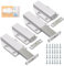 4 Pcs Push to Open Door Catches, Push Open Door Catches, Magnetic Push Catches, Push to Open Catches, Touch Magnetic Push Latch for RV Door Damper Wardrobe Drawer Cupboard Door Closers Push Opener