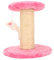 Kratzbaum für Katzen, Interaktiv, Weicher Plüsch, 2 Lagen Sisalseil, Kratzbaum für Katzen, Kätzchen, Blau, Professionelles Zubehör für den Einsatz (PINK)