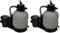 Bombas de filtro de arena 2 unidades, Xichuzi Depuradora Piscina Arena, Filtro Piscina, Bomba De Picina, 600 W 17000 l/h