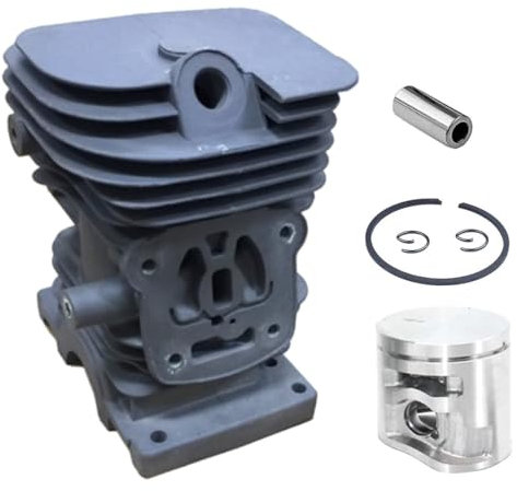 Husmax Kit cilindro e pistone da 37 mm per motosega Stihl MS170 2-mix, MS 170 2-mix, MS170 2Mix, motore MS 170 2mix, numero articolo 1130-020-1212 1130-030-2014