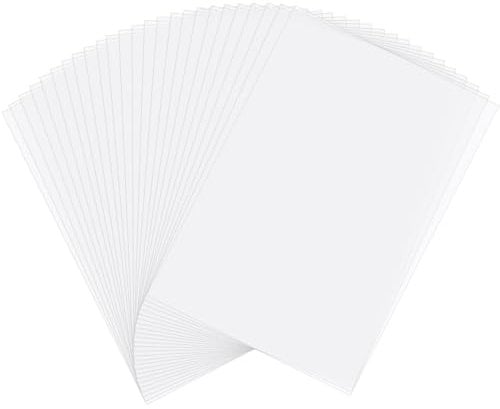 100 Blatt Transparentpapier A4,210x297mm Weiß Transparentpapier,Klar Malpapier,Transparentes Bastelpapier,Tracing Paper,Durchsichtige Papier,Architektenpapier,Malpapier für Student Maler Architekt