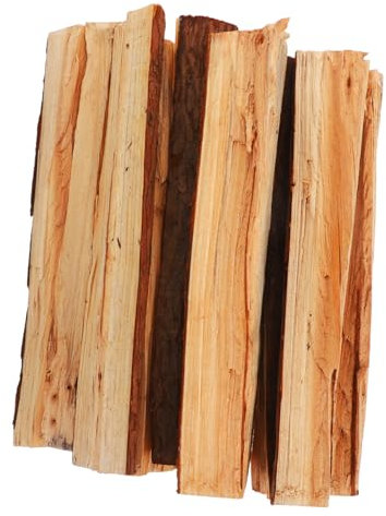 TOPPERFUN 10 Stück Kamin Dekorations Brennholz Holzstäbchen Feuerscheite Künstliche Birkenscheite Künstliche Kaminscheite Kamin Birkenholzscheite Für Den Kamin Holzscheite Für Den