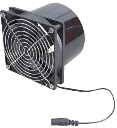 Lerpwige Ventilateur d'extraction extérieur panneau solaire 12 V Refroidissement pour bateaux, greniers, serres, ventilateur de qualité supérieure