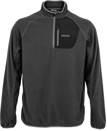 Preston Core Collection Zig Zag Fleece - Angelpullover, Größe:S