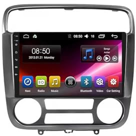 Carplay Screen for Honda Stream 2001-2004 Hd Touch Screen Car Stereo Portable Live Navigation Mirror Link Car Play Siri/Aux/Airplay/Fm/Radio, 4 Core 4G+64G