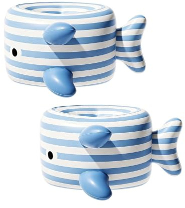 Manguitos Natación 2 Piezas Anillos Inflables Antifugas Forma | Manguito Natación para niños, aprendizaje, entrenamiento, vacaciones de verano, playa lago