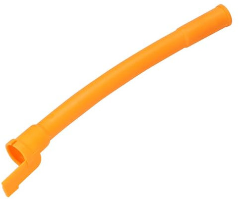Yctze Tubo de Varilla medidora de Aceite 038103663, Pieza de Repuesto del Embudo de guía de Varilla medidora de automóvil Naranja Apta para Seatskoda