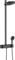 hansgrohe wassersparendes Duschsystem Pulsify S, Brausekopf 260mm, Duschset mit Thermostat, Sparduschkopf (EcoSmart), Schlauch, Duschstange, Regendusche (Kopfbrause) mit 2 Strahlarten, Matttschwarz