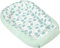 Medi Partners Babynest Nestchen für Neugeborene - 100x60x15 Babynestchen Baby zweiseitg Nest Bett 100% Baumwolle Waffel Kuschelnest tragbar (Minze Igel mit Minzer Waffel)