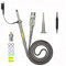 S.Fine Oszilloskop-Tastkopf P6100 Set – Universeller 100MHz 1X/10X Tastkopf mit Adapter für FNIRSI TC4 TC3 DSO152 DSO153 Oszilloskope