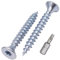 SKIR'CO (500 pièces) Vis à bois en acier zingué 5,0 x 40 mm, tête Torx, tête fraisée, vis pour panneaux d'aggloméré, entièrement filetées