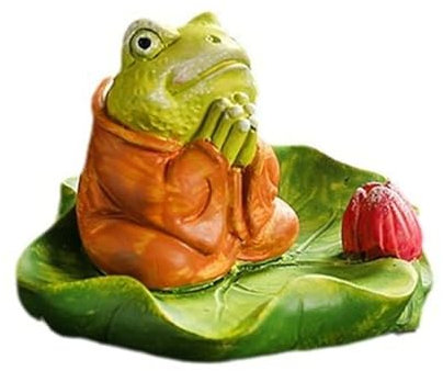 KJDKNC Élégant porte-encens en céramique avec porte-encens grenouille