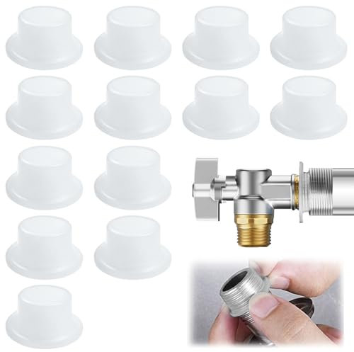 15 Stück Auslaufsichere Dichtung Wasserhahn,Wasserhahn Lecksichere Dichtungsringe,Silikon Dichtung für 1/2 inch Wasserhähnen Ventil,Gummidichtungen für Ventile (Stil 1)